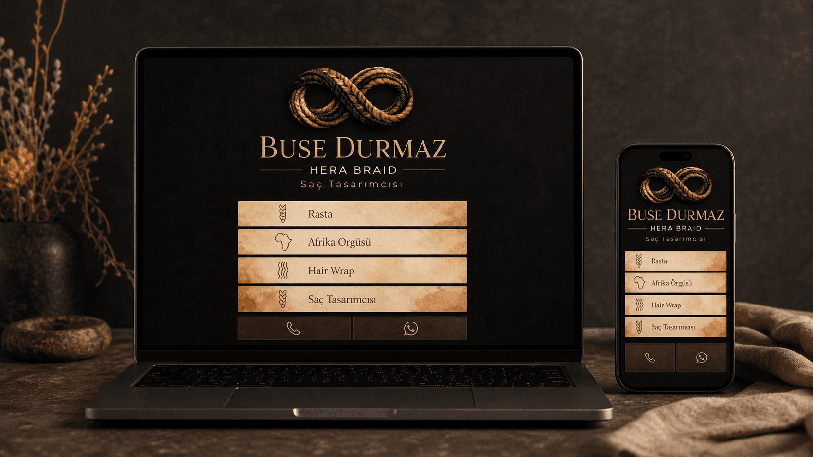 Hair Designer Buse Durmaz proje kapak görseli