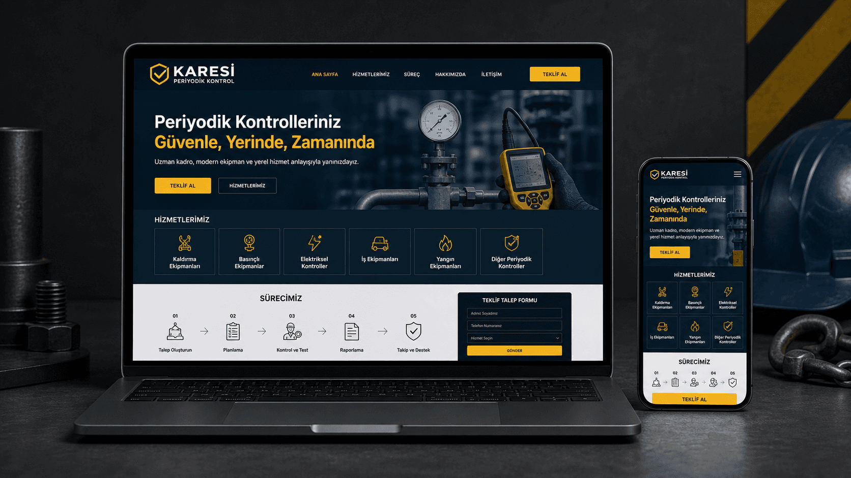 Karesi Periyodik Kontrol proje kapak görseli